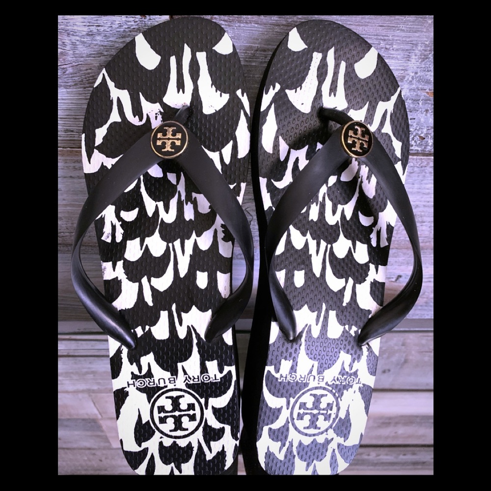 Black wedge Tori Burch